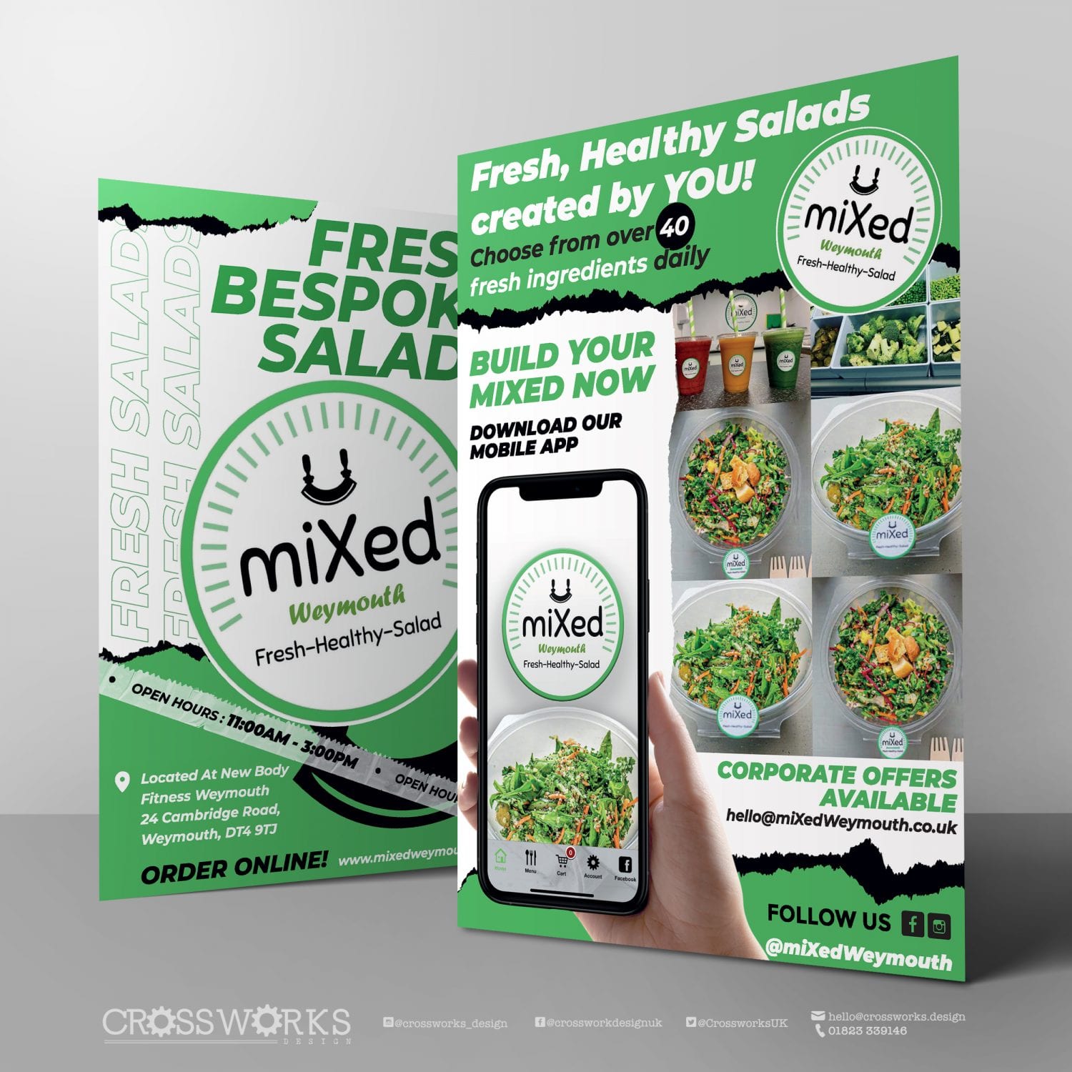 Effective Flyer, Brochure & Menu Designs | Crossworks Design